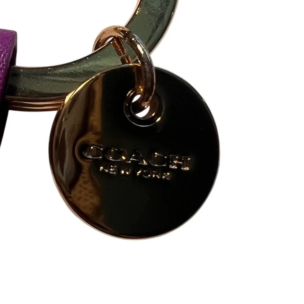 Vintage Coach‎ Lucky Mix Key Ring Key Chain Purse Bag Charm NWOT